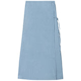 GEM TIE WRAP DENIM SKIRT