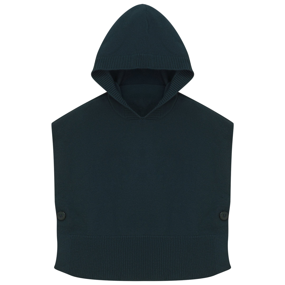 G DEGREE 2PC KNIT HOODED VEST WITH CARGO POCKET CORDUROY SKIRT