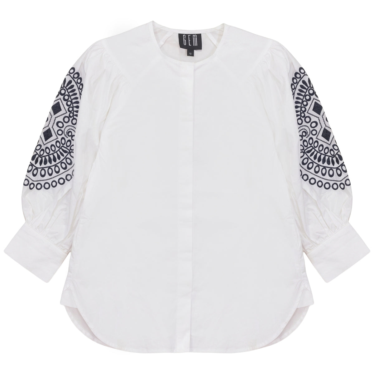 GEM EMBROIDERY DETAILED SHIRT