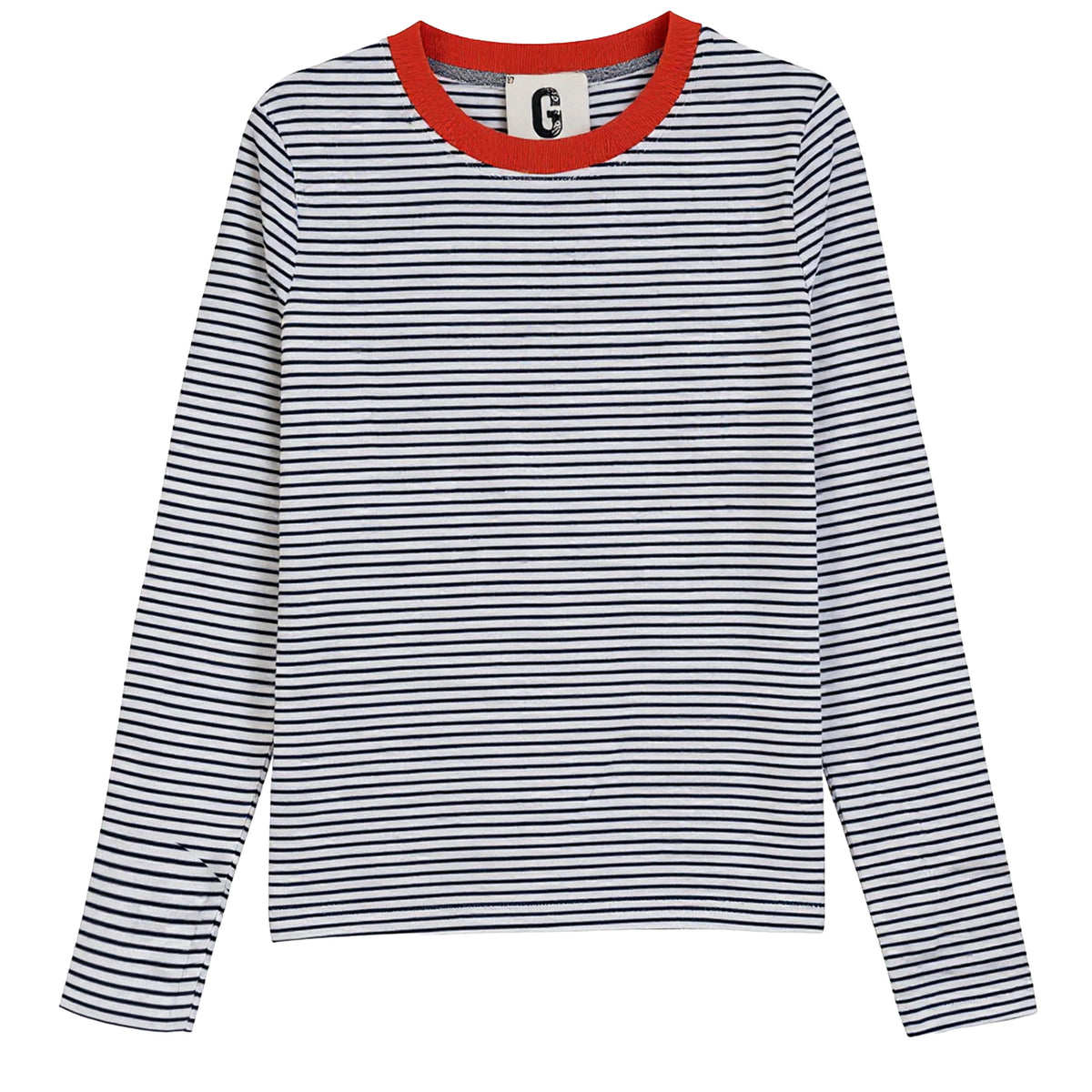 G DEGREE STRIPED T-SHIRT