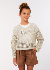 LIU-JO CROCHET SWEATER