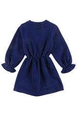 LOUD APPAREL "WELCOME" LOGO EYES PRINT WAISTED DRESS