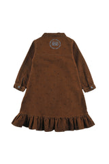 LOUD APPAREL "FAST" BUTTON FRONT POLKA DOT LOGO JUMPER