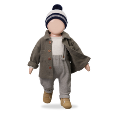1+ IN THE FAMILY 2PC SIDE BUTTON TOP WITH OVERALL