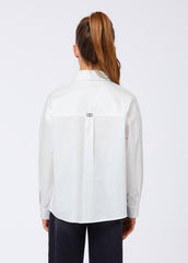 LIU-JO LONG SLEEVE BUTTON DOWN RHINESTONE BY COLLAR AND CUFF SHIRT