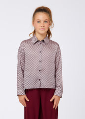 LIU-JO LONG SLEEVE SOFT DREAMS PRINTED BUTTON DOWN SHIRT