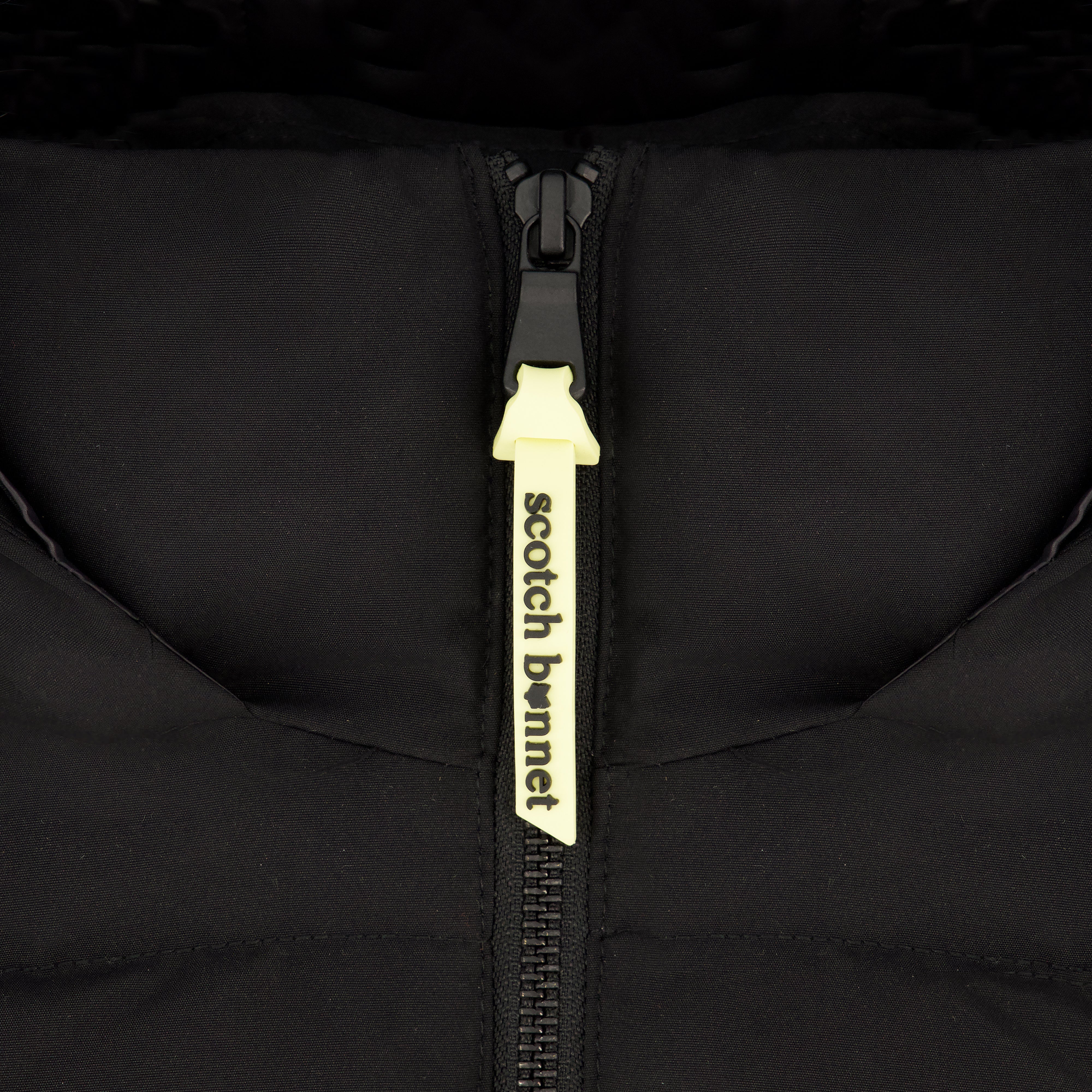 SCOTCH BONNET UNI FUR HOOD COAT