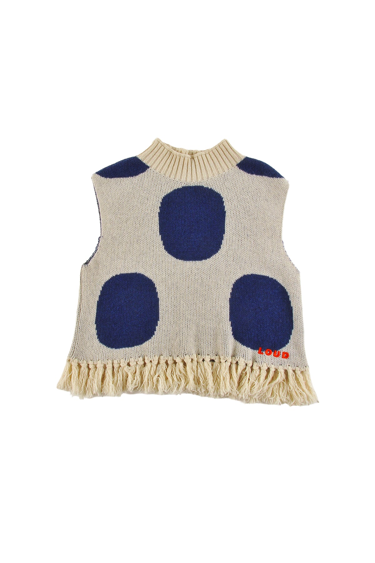 LOUD APPAREL 2PC "KLOSTERS" POLKA DOT BOTTOM FRINGED TOP WITH "DOLOMITES" LEGGINGS