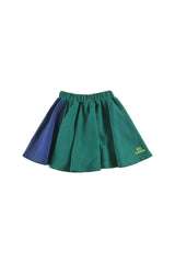 LOUD APPAREL 2PC "SPA" LOGO COLORBLOCK SWEATER WITH "RELAX" SKIRT