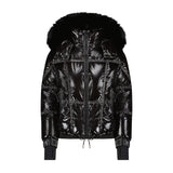 SCOTCH BONNET BLACK FUR STITCHING JACKET