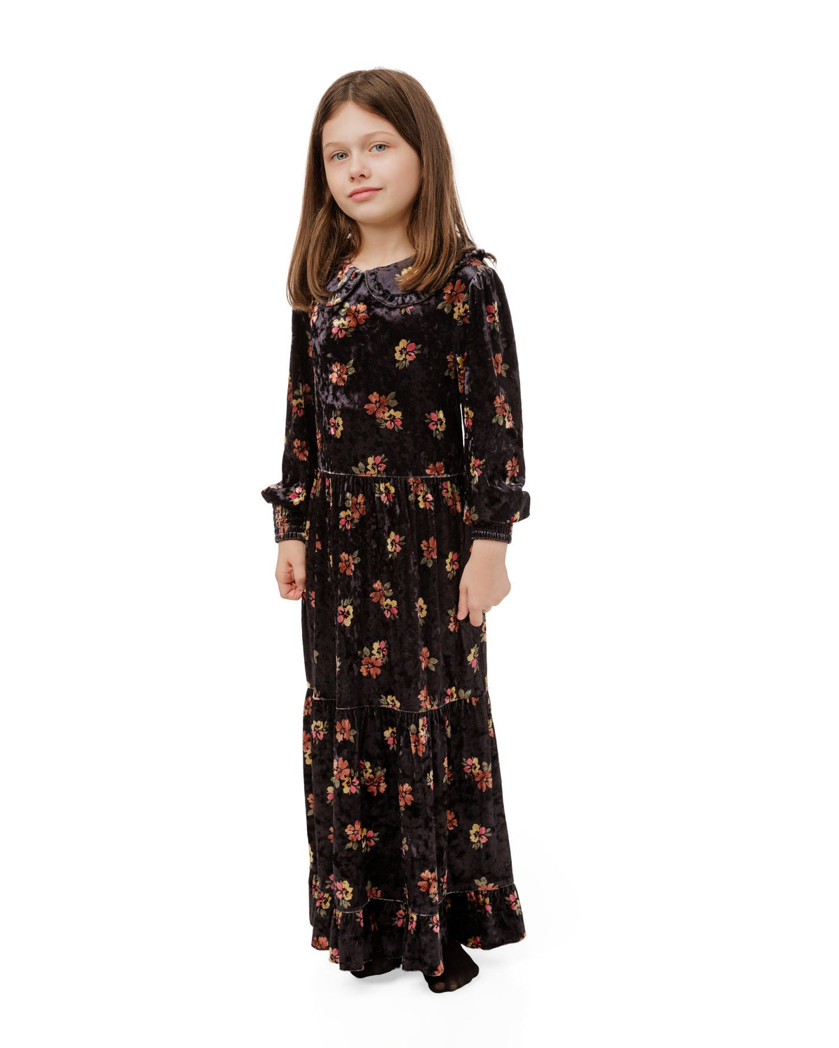 FRAZE VELVET FLORAL MAXI