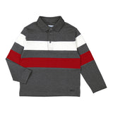 MAYORAL BABY L/S  STRIPE POLO