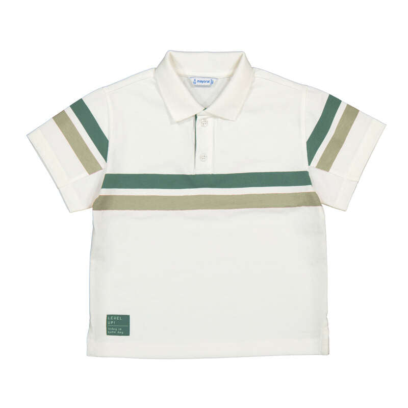 MAYORAL SHORT SLEEVE STRIPE POLO