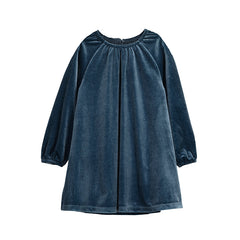 MAYORAL LONG SLEEVE SPARKLY VELVET DRESS