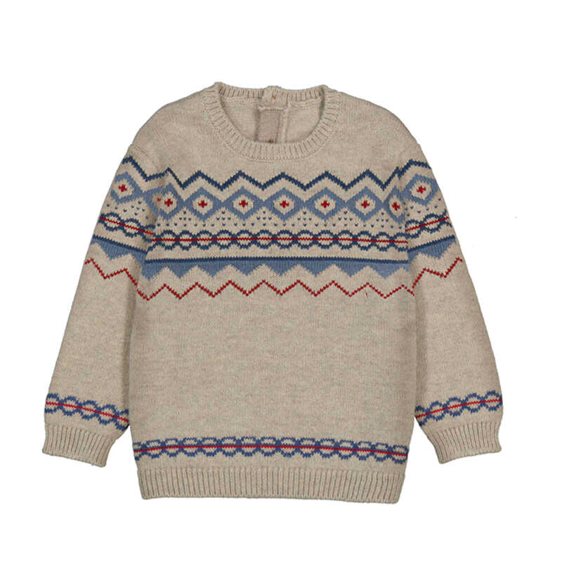 MAYORAL JACQUARD KNIT SWEATER
