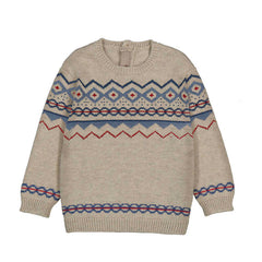 MAYORAL JACQUARD KNIT SWEATER