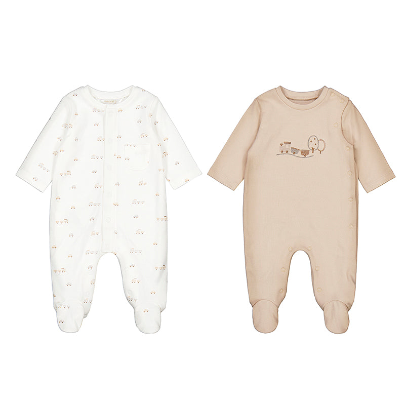 MAYORAL BABY TRAIN PRINT FOOTIE