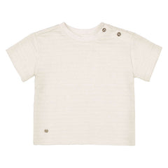 MAYORAL BABY SHORT SLEEVE TONE ON TONE STRIPE