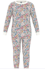 PETIT BATEAU LONG SLEEVE PRINTED LOUNGEWEAR PJS