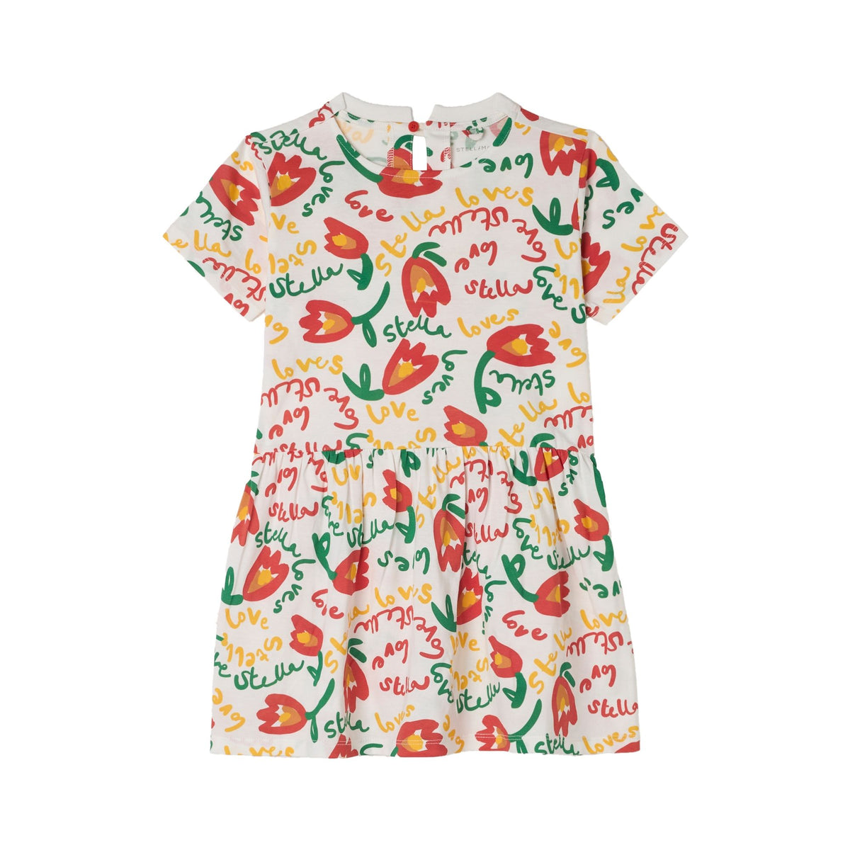 STELLA MCCARTNEY SHORT SLEEVE TULIP STELLA DRESS