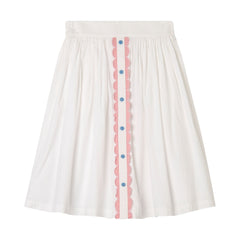 STELLA MCCARTNEY SKIRT WITH SCALLOPED DETAILS