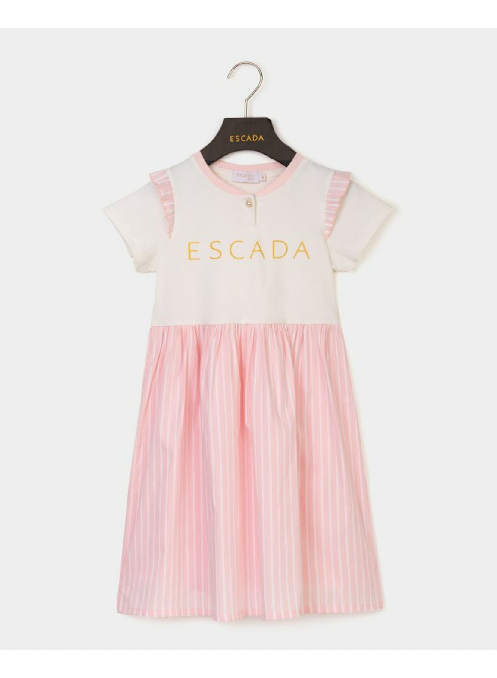 ESCADA S/S STRIPED DRESS