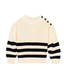 PETIT BATEAU SWEATER WITH STRIPE DETAILS