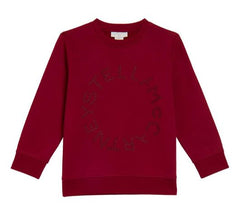 STELLA MCCARTNEY EMBOSSED LOGO DISK SWEATSHIRT