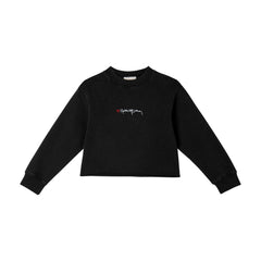 STELLA MCCARTNEY STELLA SIGNATURE EMBROIDERED SWEATSHIRT