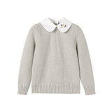 NOU NELLE 2PC PETER PAN COLLAR KNIT SWEATER WITH PLEATED SKIRT