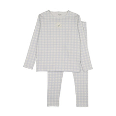 BEE & DEE 2PC GOOSE ON PLAID P.J.'S