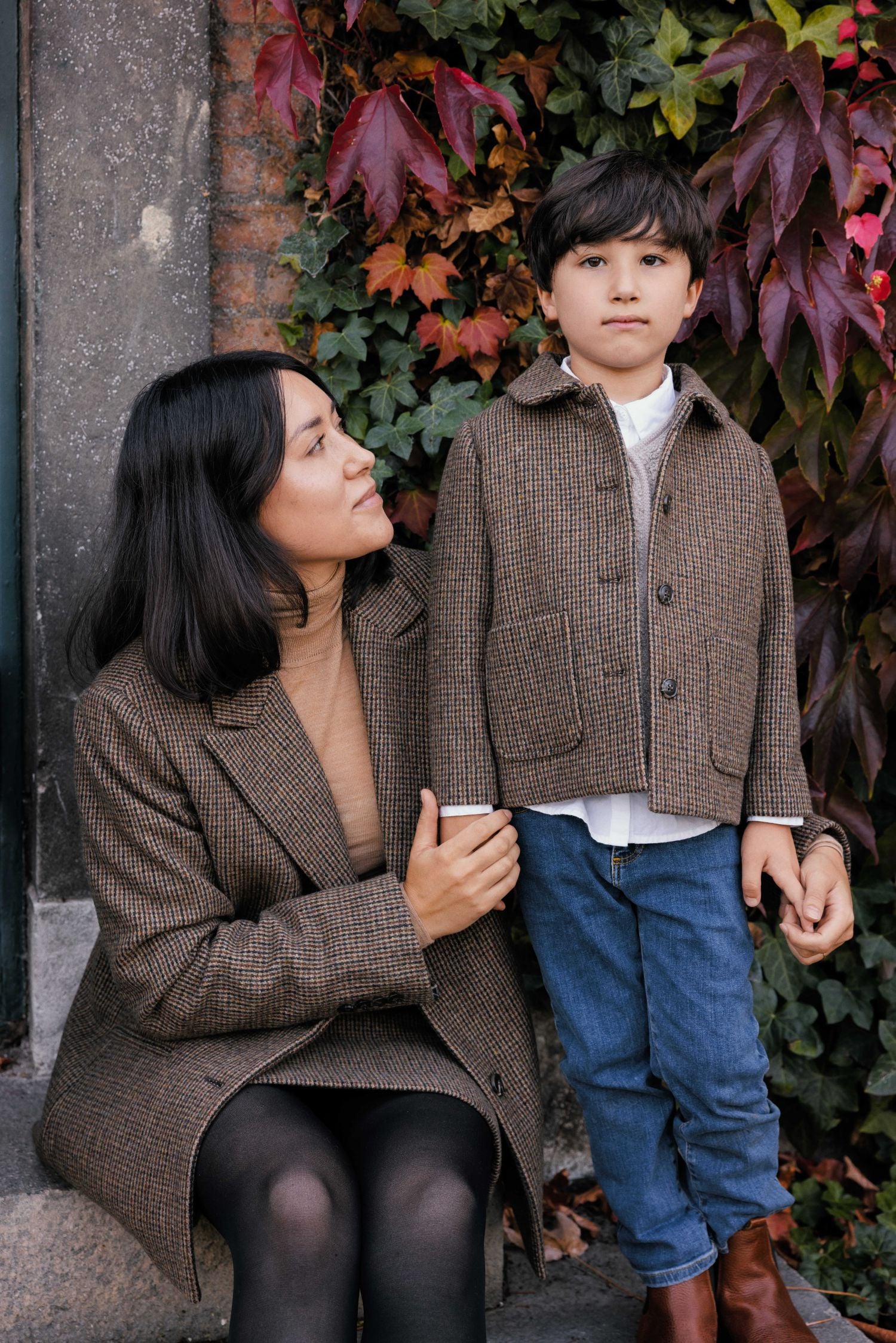 MARMAR OVAL PETER PAN WOOL JACKET