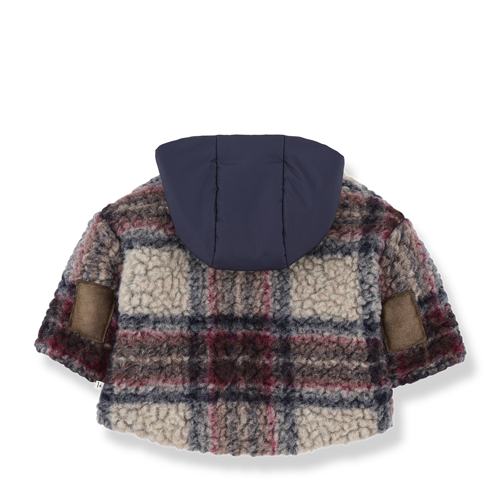 1+IN THE FAMILY PLAID HOODED JACKET