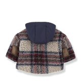1+IN THE FAMILY PLAID HOODED JACKET