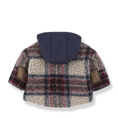 1+IN THE FAMILY PLAID HOODED JACKET