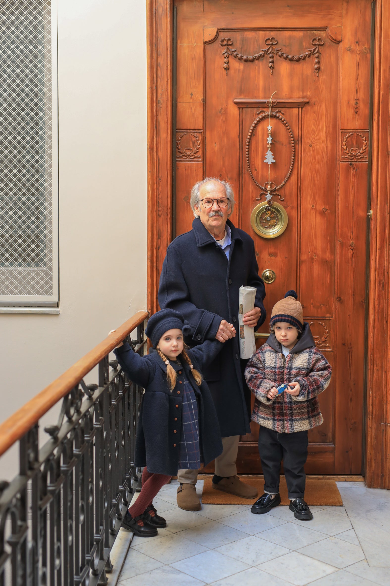 1+IN THE FAMILY PLAID HOODED JACKET