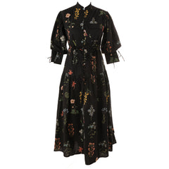HEV FLORAL SMALL BUTTON DRESS