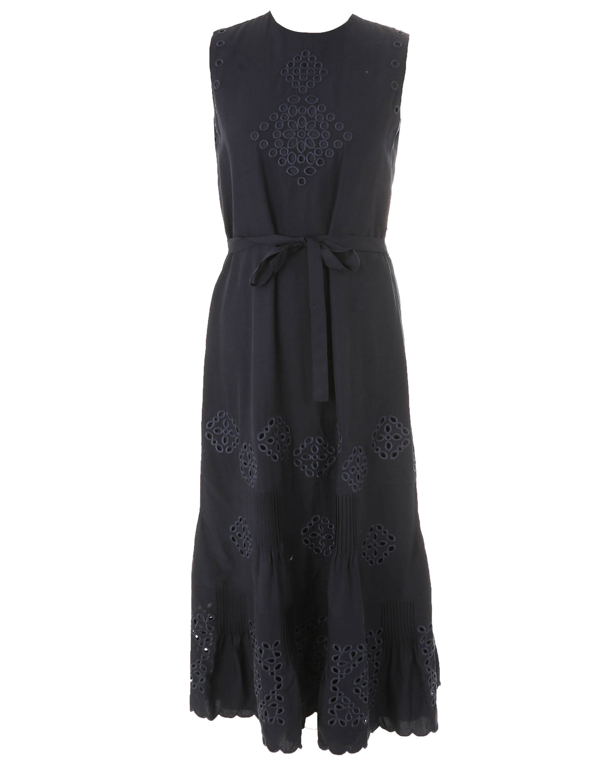 HEV CUSTOM EYELET DETAIL TIERED DRESS