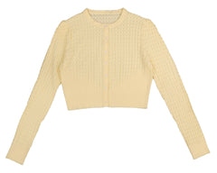 HEV RIB TEXTURED CARDIGAN