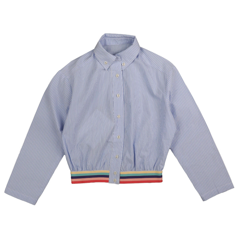 HEV STRIPE ELASTIC TRIM SHIRT