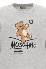 MOSCHINO LOGO BEAR WITH BALL GRAPHIC TSHIRT