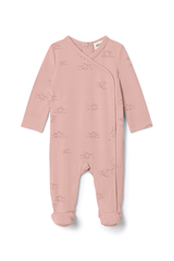 MOCHA FRONT OVERLAP FOOTIE