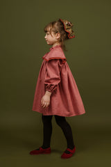 PAADE MODE ROSA RUFFLE NECK HIGH WAIST DRESS