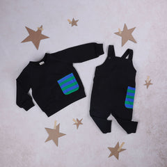 MINI P STRIPE POCKET SWEATSHIRT