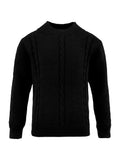 PERNILLE MOCKNECK CABLE SWEATER