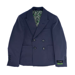 TEAKS DOUBLE BREASTED STRETCH BLAZER