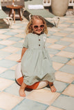 RETRO KID FRENCH TERRY TWIRL DRESS