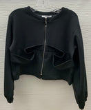 NAIDA ZIPPER CROPPED JACKET