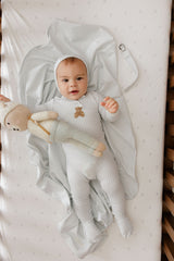 ELYS & CO. GINGHAM TEDDY COLLECTION FOOTIE