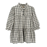 LOUIS LOUISE GARANCE CHECK TIERED DRESS